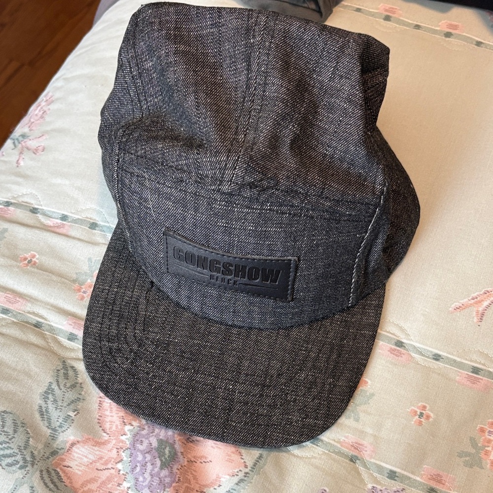 Black Denim Cap